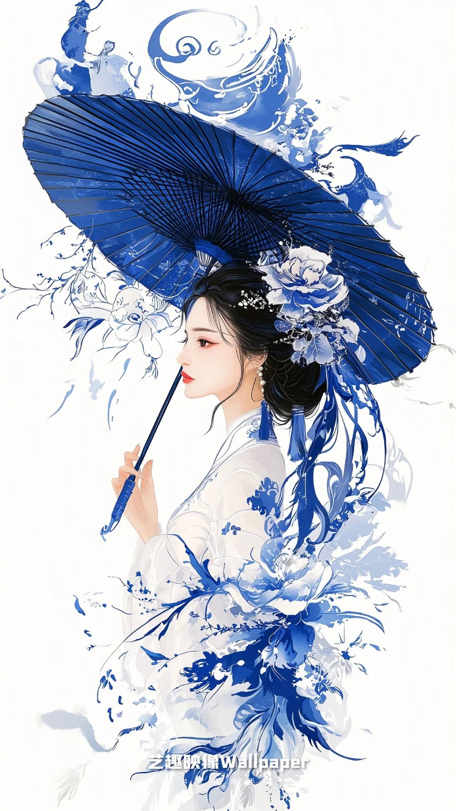 江南烟雨青花梦☂️撑伞伊人入画中_1_艺趣映像Wallpapers_来自小红书网页版.jpg
