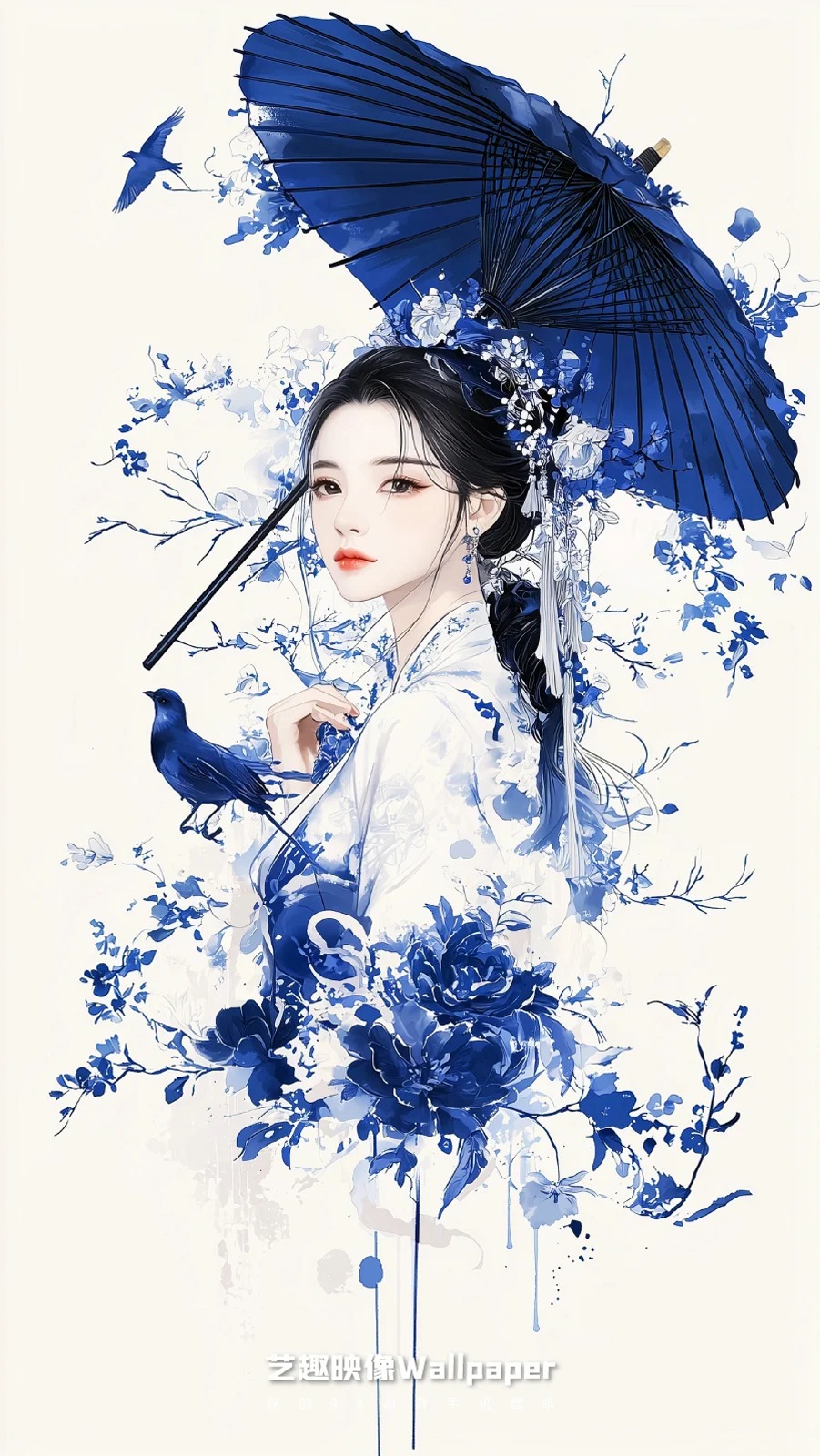 江南烟雨青花梦☂️撑伞伊人入画中_3_艺趣映像Wallpapers_来自小红书网页版.jpg