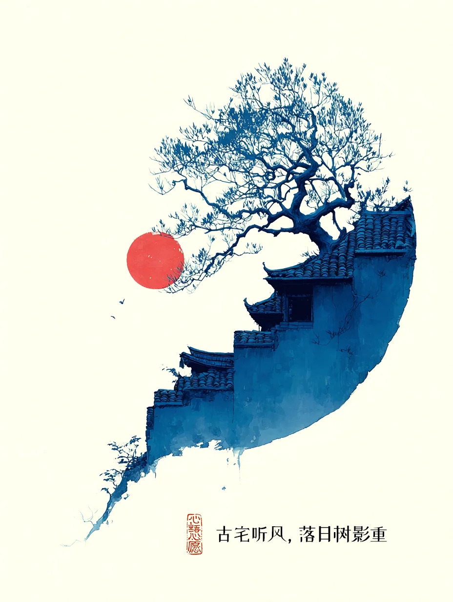 红日落，扁舟渡，古楼孤_1_心语心愿love_来自小红书网页版.jpg