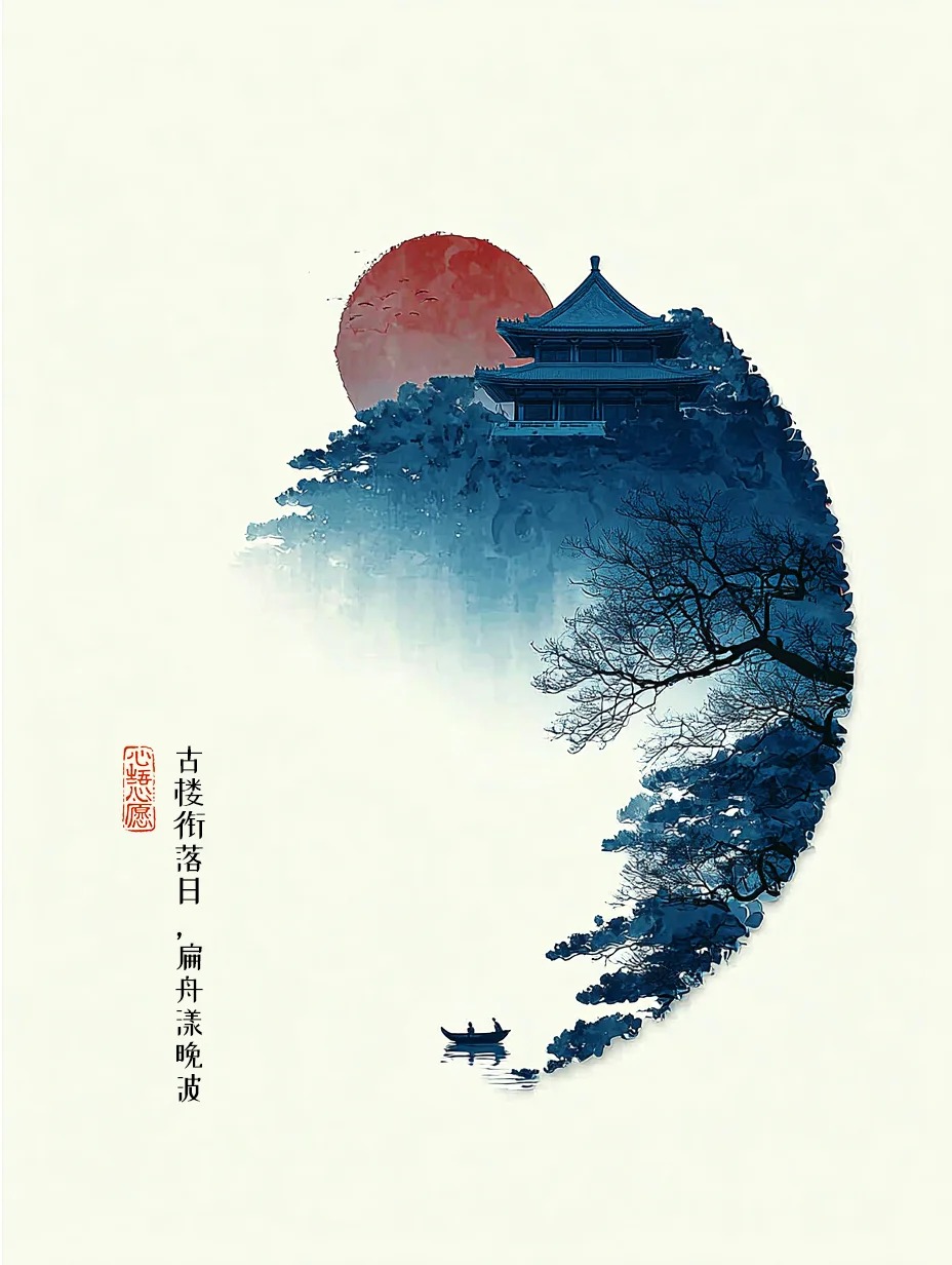红日落，扁舟渡，古楼孤_2_心语心愿love_来自小红书网页版.jpg
